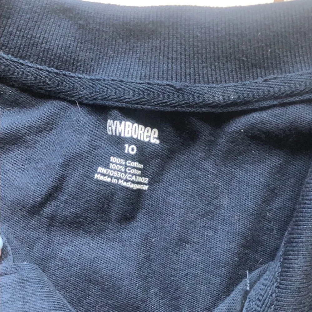 NWT Gymboree boys navy blue collared polo size 10